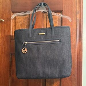 Michael Kors Denim Blue Tote Bag